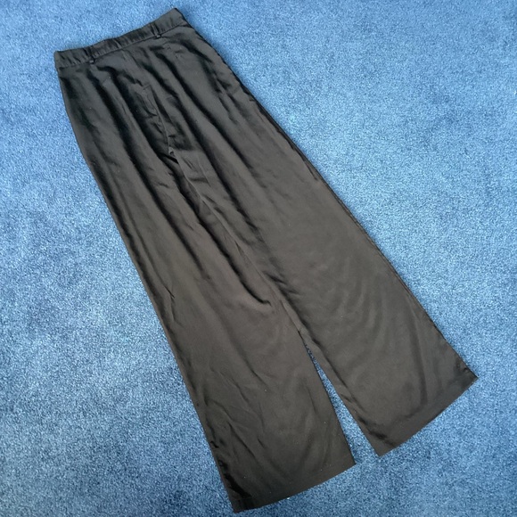 Princess Polly Black Pleated Trousers - sz 6 - Picture 4 of 8